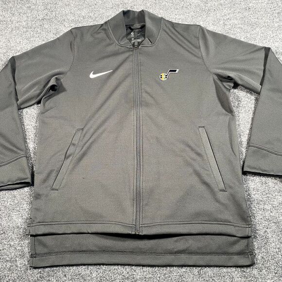 Utah Jazz Mens Medium Full Zip Warm up Track Jacket Nike DriFit NBA Basketball - Picture 3 of 9